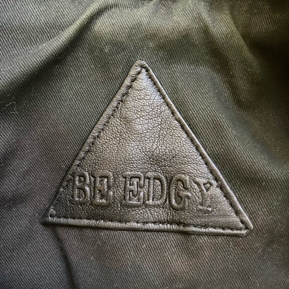 BE EDGY Mens Biker Jacket Camouflage mint condition - Picture 4 of 4